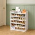 Neo White 6 Tier Wooden Shoe Rack